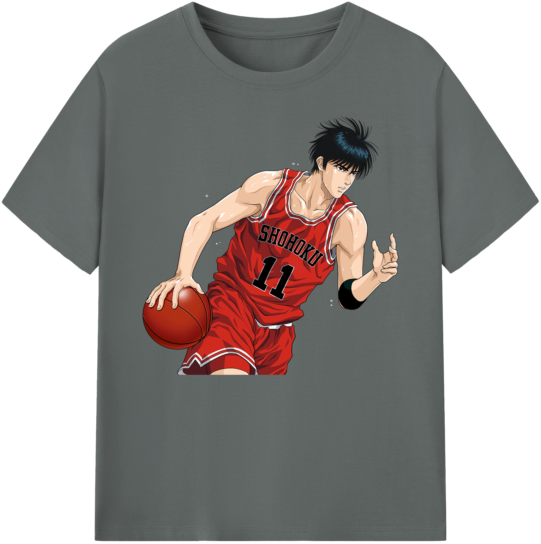 （画像用） SLAM DUNK／スラムダンク 綿100％ メンズ半袖Tシャツ｜肌触りやわらか＆通気性
